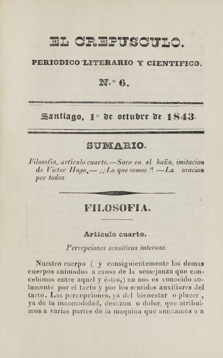 La oración por todos: imitación de Victor Hugo