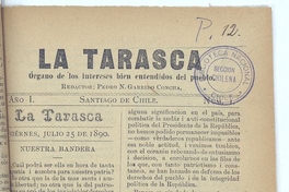 La Tarasca. Santiago, 25 de julio de 1890