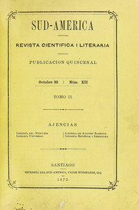 Sud-América. Tomo 2, 25 de octubre de 1873