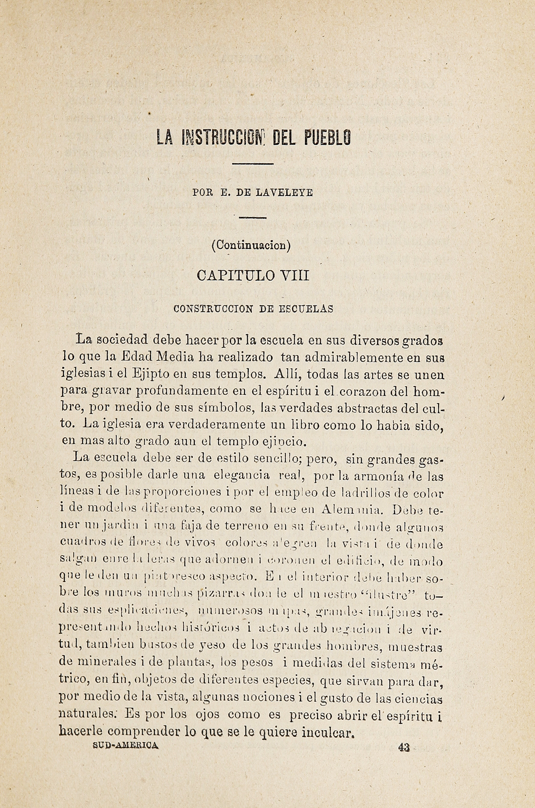 Sud-América. Tomo 2, 25 de noviembre de 1873