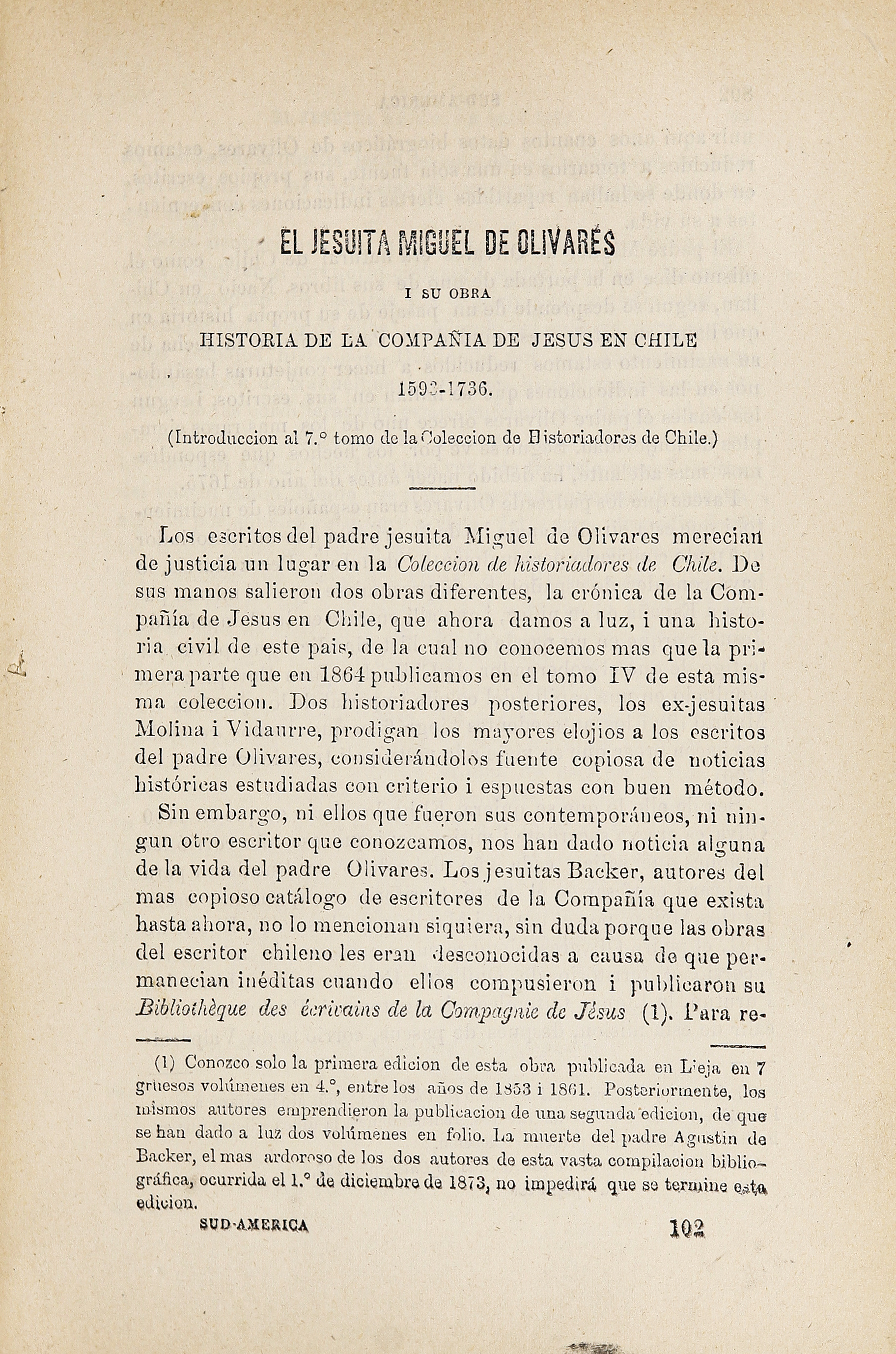 Sud-América. Tomo 2, 15 de marzo de 1874