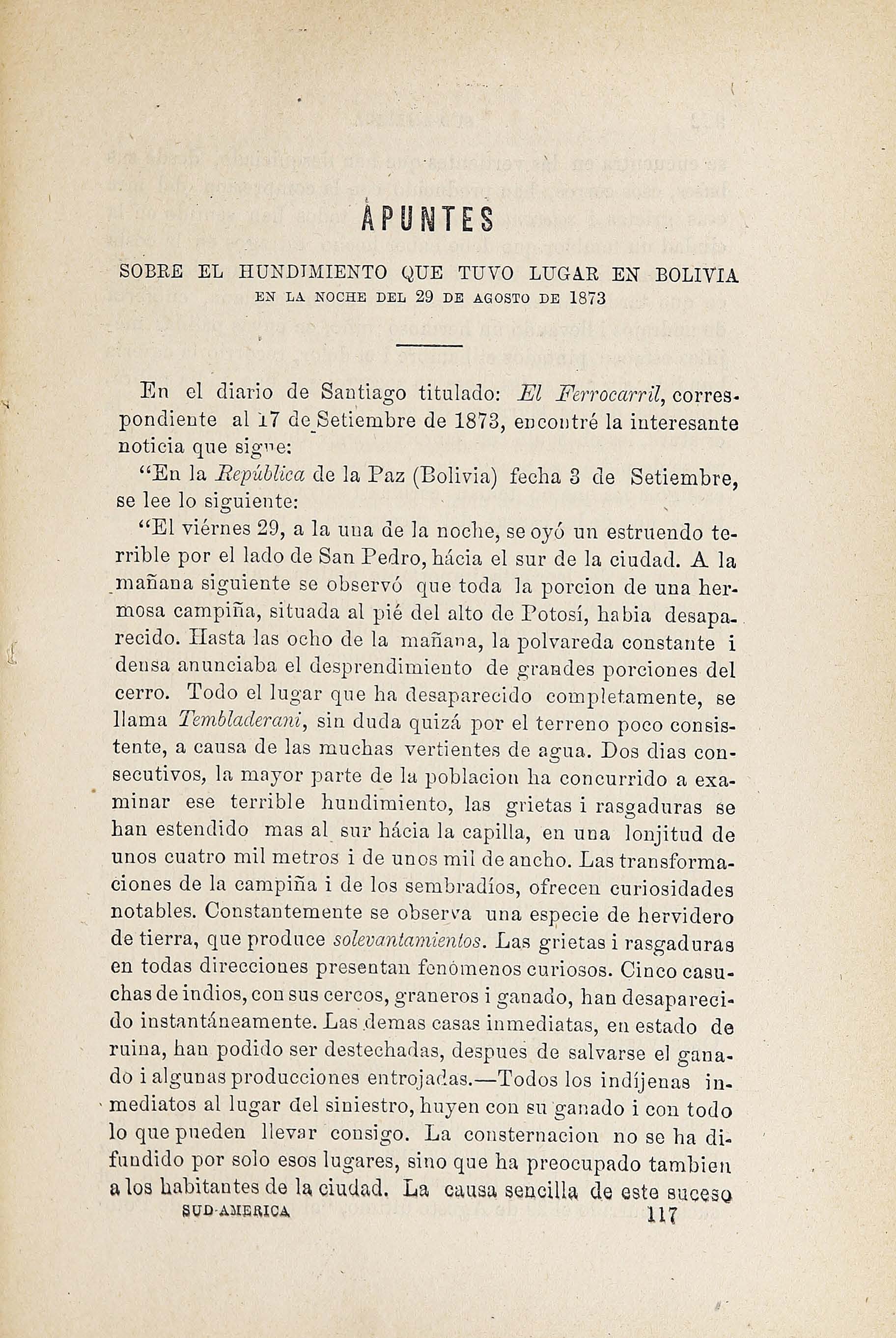 Sud-América. Tomo 2, 25 de marzo de 1874