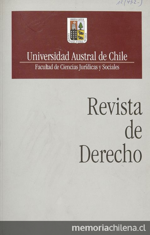 "Presentación del libro del profesor Kamel Cazor Aliste", Revista de Derecho, (v.14): 293-298, julio, 2003.