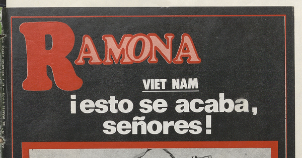 Ramona. Año 1, número 28, 9 de junio de 1972