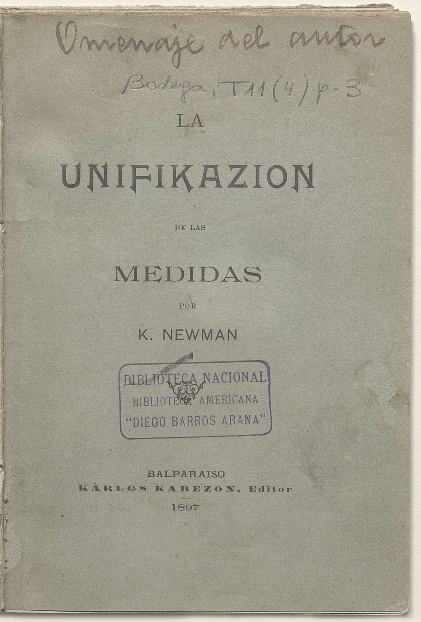 La unifikazion de las medidas