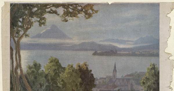 Ilustración de Puerto Varas, por Alfredo Araya