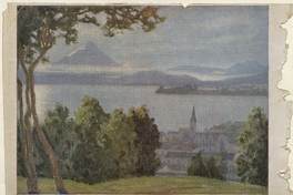 Ilustración de Puerto Varas, por Alfredo Araya