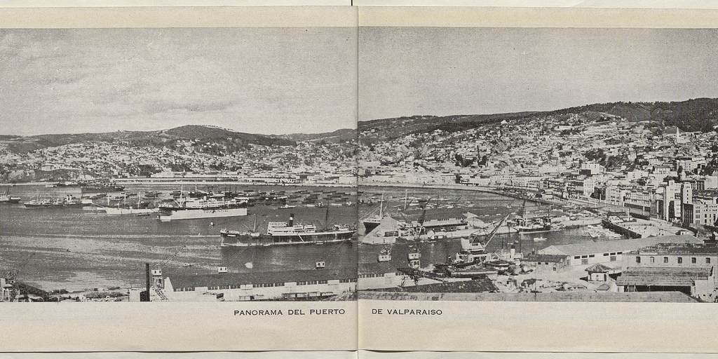Fotografía panorámica de Valparaíso