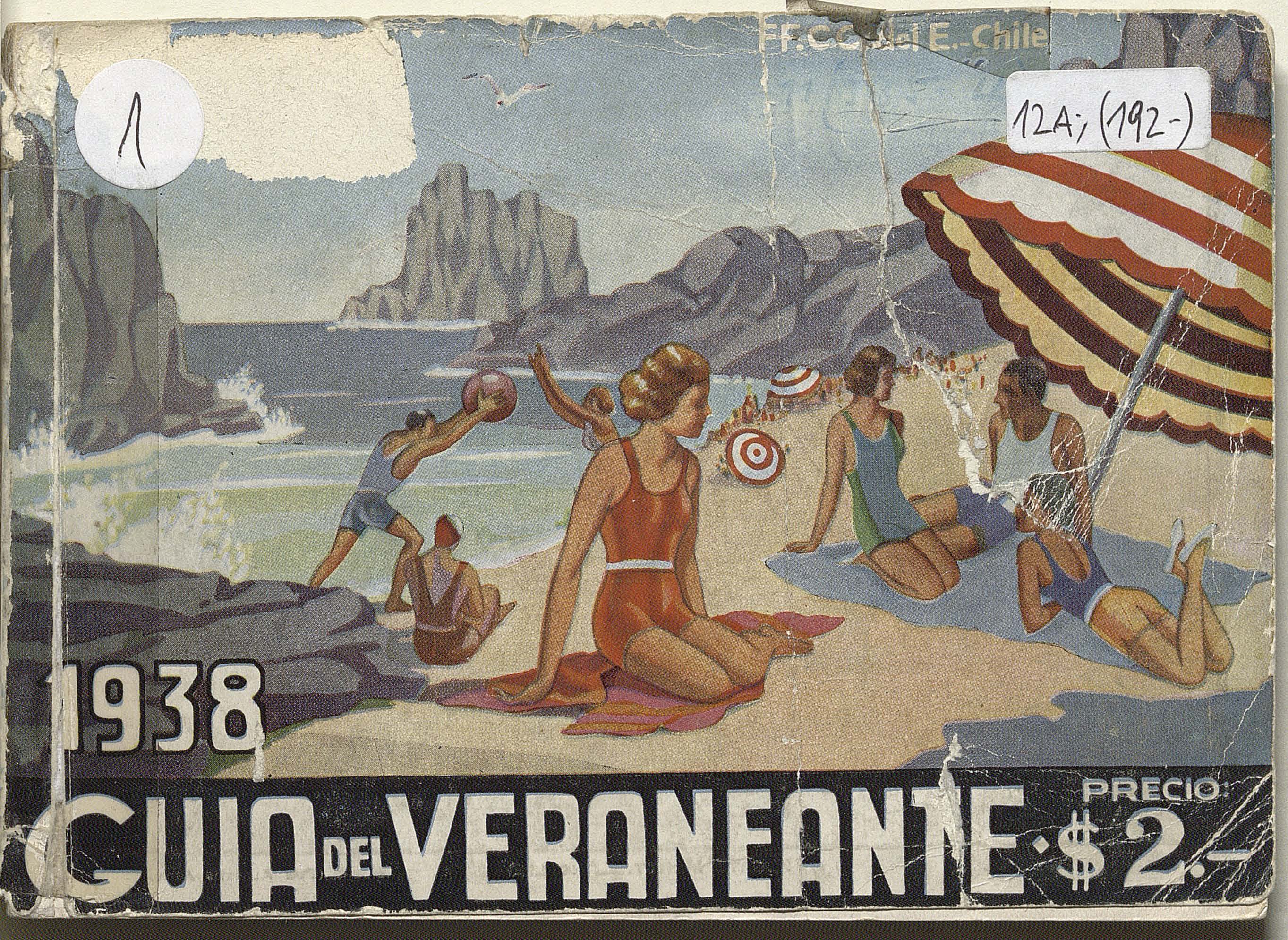 Portada Guía del Veraneante, 1938