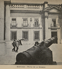 Patio del Palacio de La Moneda, Santiago