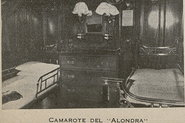 Camarote del vapor Alondra