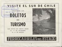 Publicidad de boletos de turismo de la Empresa de Ferrocarriles del Estado