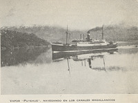 “Vapor Puyehue, navegando en los canales magallánicos”