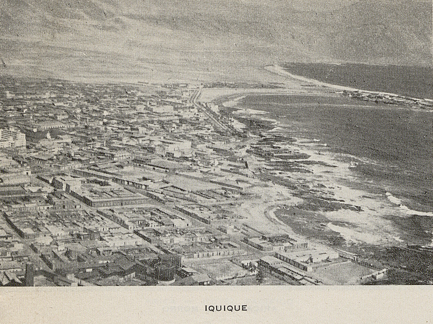 Fotografía aérea de Iquique