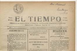 El Tiempo, número 5, 25 de junio de 1927