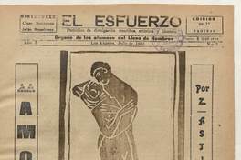 El Esfuerzo, número 3, julio de 1930