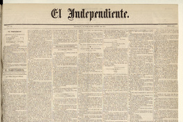 El Independiente: N° 2.608, 15 de agosto de 1872 (4 páginas)