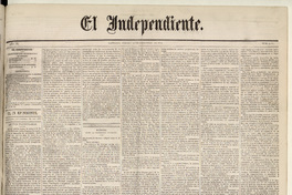 El Independiente: N° 2.634, 14 de septiembre de 1872 (4 páginas)