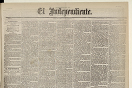 El Independiente: 3,087, 15 de marzo de 1874 (4 páginas)