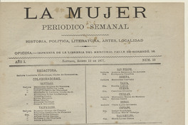 La Mujer. Año 1, número 13