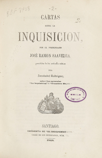 Cartas sobre la Inquisición
