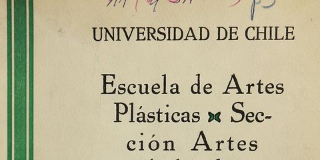 Universidad de Chile. Escuela de Artes Plásticas, Sección Artes Aplicadas