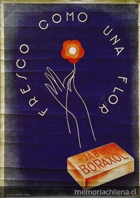 Camilo Mori. 1934. Jabón Boraxol. Litografía