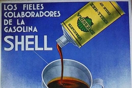 Camilo Mori. 1937. Lubricantes energía shell. Litografía