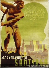 Lupercio Arancibia. 1941. Litografía