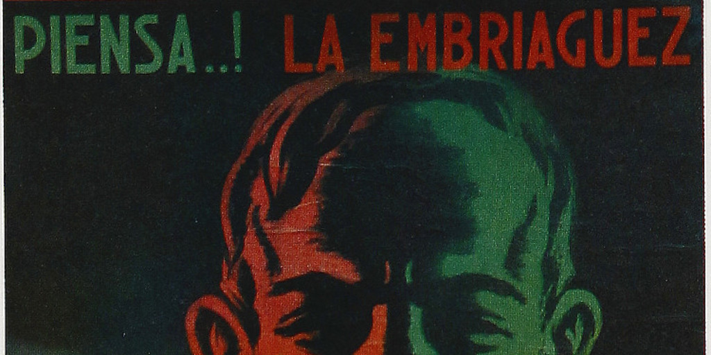 Piensa! la embriaguez lleva a la degeneración de la raza, 1945