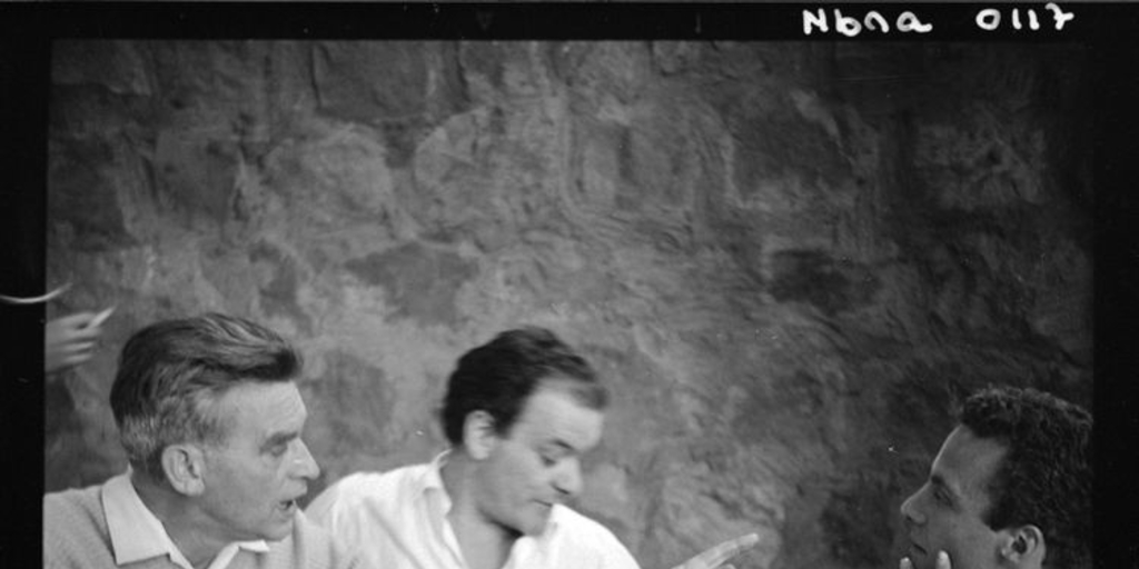 Ernst Uthoff, Octavio Cintolesi y otro, mayo 1960