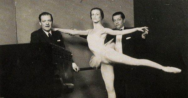 Serge Lifar, Irena Milovan y Octavio Cintolesi