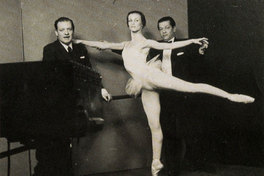 Serge Lifar, Irena Milovan y Octavio Cintolesi