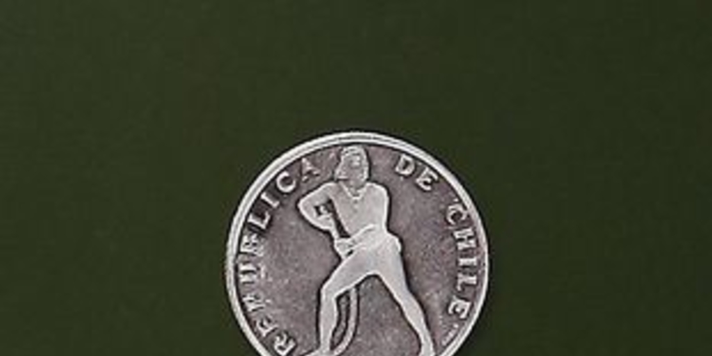 Pie de foto: Moneda de 2 escudos Banco Central, 1971