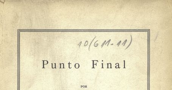 Punto final.