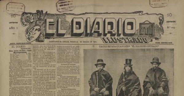 El Diario Ilustrado. Santiago. N° 205. (25 de octubre de 1902).