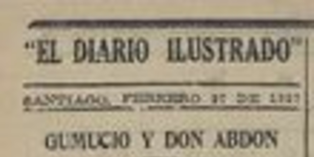 "Gumucio y Don Abdón".