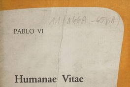 Humanae vitae: sobre la regulación de la natalidad, S.S. Pablo VI.