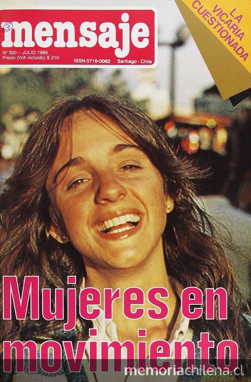  "El trabajo doméstico remunerado", Mensaje, (350): 264-265, julio, 1986.