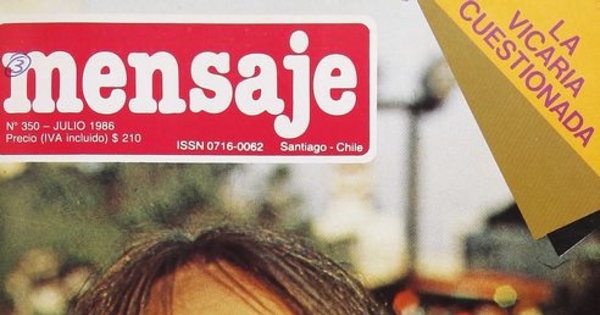  "El trabajo doméstico remunerado", Mensaje, (350): 264-265, julio, 1986.