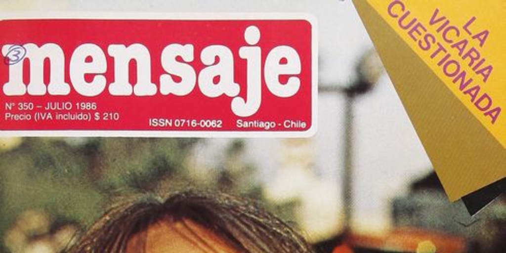  "El trabajo doméstico remunerado", Mensaje, (350): 264-265, julio, 1986.