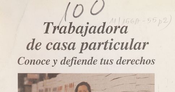 Portada de Trabajadora de casa particular: conoce y defiende tus derechos.