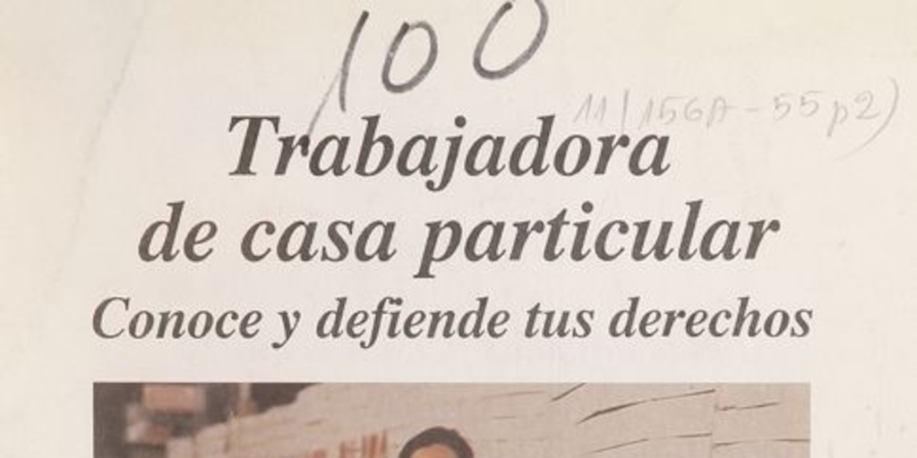 Portada de Trabajadora de casa particular: conoce y defiende tus derechos.