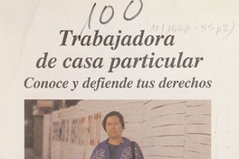 Trabajadora de casa particular: conoce y defiende tus derechos.