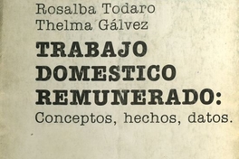  Trabajo doméstico remunerado