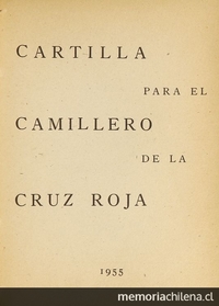 Cartilla para camillero de la Cruz Roja