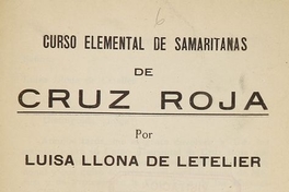 Curso elemental de Samaritanas de Cruz Roja