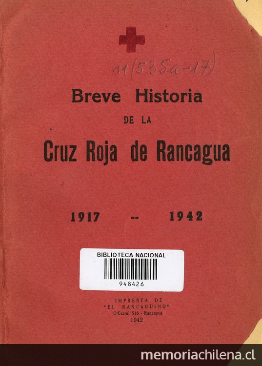 Breve historia de la Cruz Roja de Rancagua: 1917 - 1942