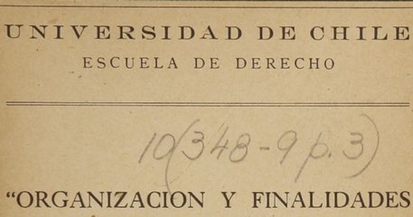 Organización y finalidades de la Cruz Roja Chilena: memoria de prueba