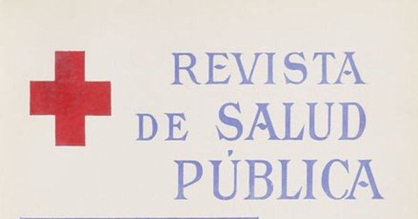 Revista de salud pública de la Cruz Roja Chilena, Año 1: no.3 (nov-dic. 1922)